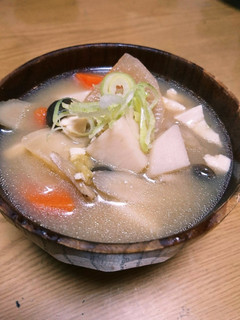 麺つゆで野菜たっぷりけんちん汁.:*♡ -レシピのメイン写真