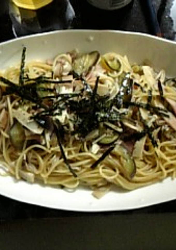 ★茄子ときのこのｽﾊﾟｹﾞｯﾃｨ★-レシピのメイン写真