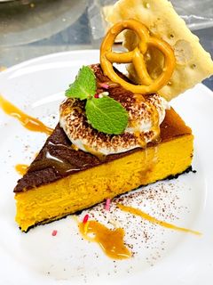簡単!パンプキンチーズケーキ☆ハロウィン-レシピのメイン写真