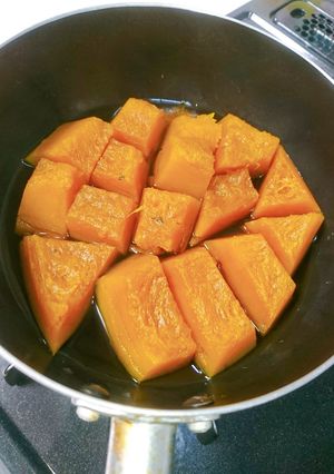 【水分多めの】カボチャの煮物-レシピのメイン写真