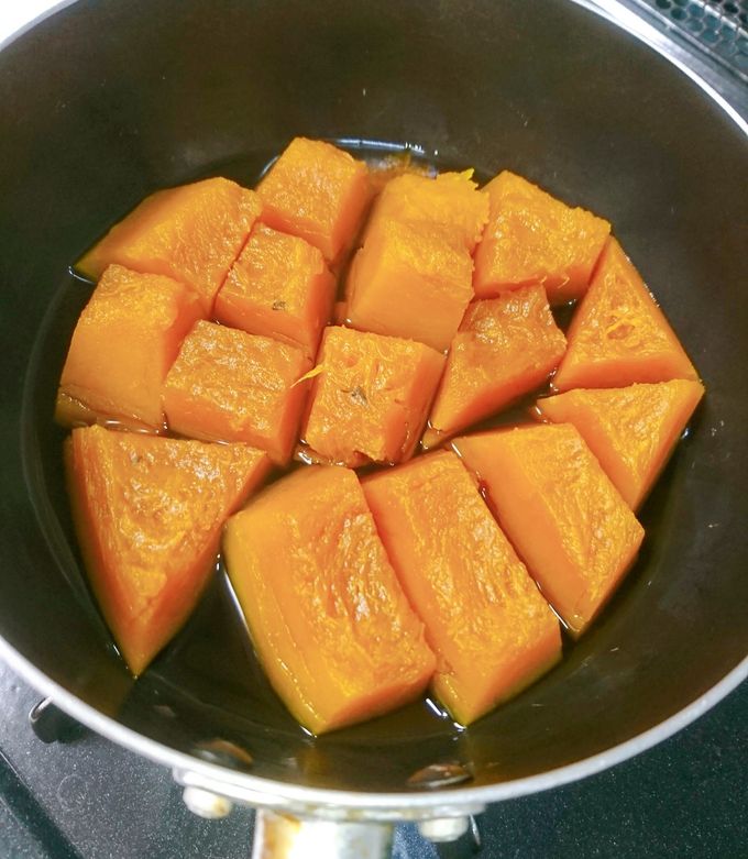 【水分多めの】カボチャの煮物-レシピのメイン写真