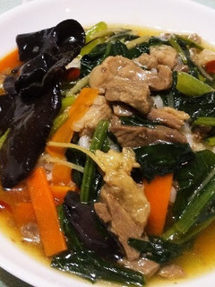 牛すじあんかけご飯-レシピのメイン写真