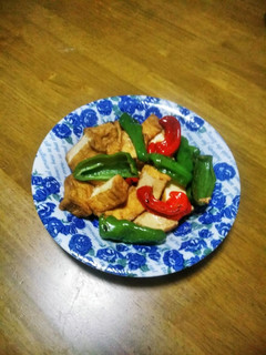 梨湖の超簡単!時短!ピーマン豆腐-レシピのメイン写真