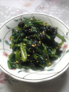 ほうれん草の中華風おひたし-レシピのメイン写真