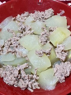 冬瓜と挽き肉の白だし煮-レシピのメイン写真