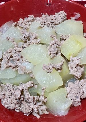 冬瓜と挽き肉の白だし煮-レシピのメイン写真