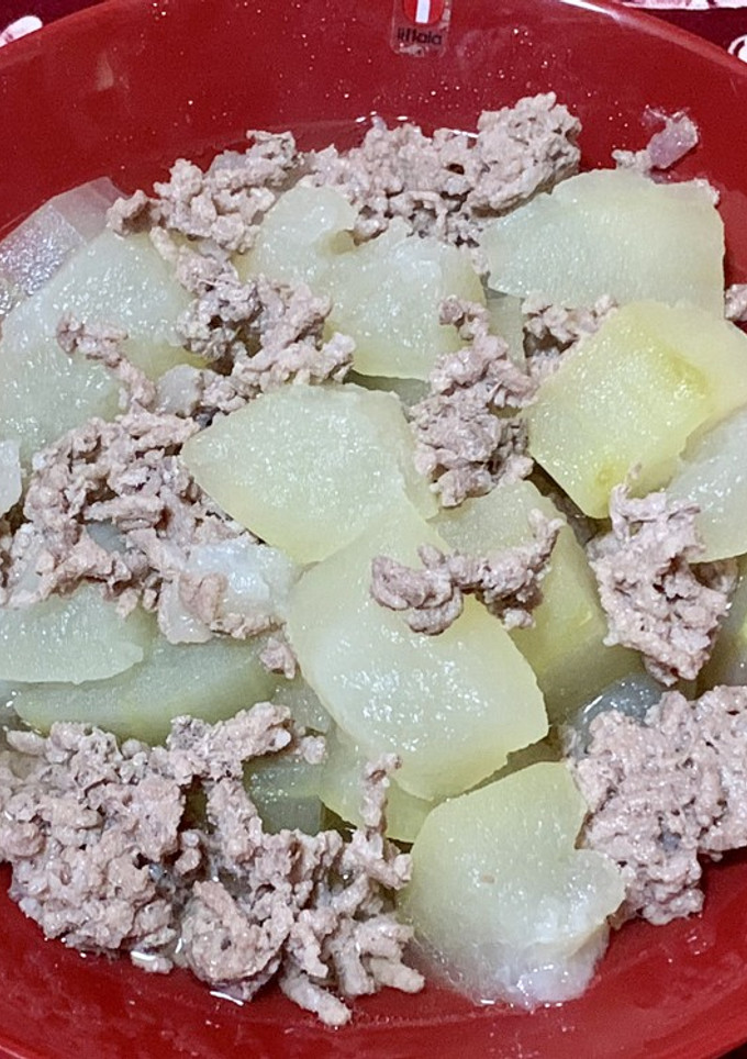 冬瓜と挽き肉の白だし煮-レシピのメイン写真