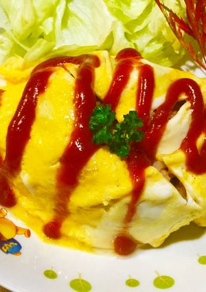 ♪簡単節約.ある食材でパパッとオムライス-レシピのメイン写真
