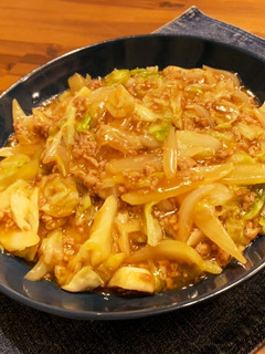 キャベツ大量消費!キャベツの肉餡掛け-レシピのメイン写真