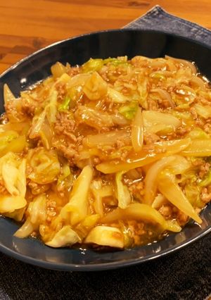 キャベツ大量消費！キャベツの肉餡掛け-レシピのメイン写真