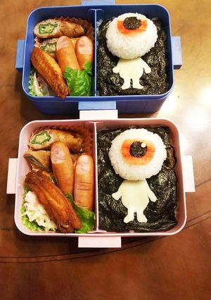 女子高生の娘に…！簡単にハロウィン弁当♪-レシピのメイン写真