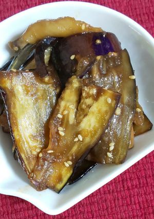 茄子の砂糖醤油炒め-レシピのメイン写真