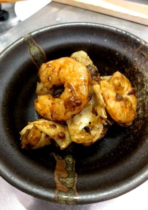 エビとイカの豆鼓炒め-レシピのメイン写真