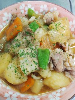 彩りの肉じゃが-レシピのメイン写真
