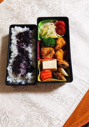 主人のちょっとだけハロウィンのお弁当-レシピのメイン写真