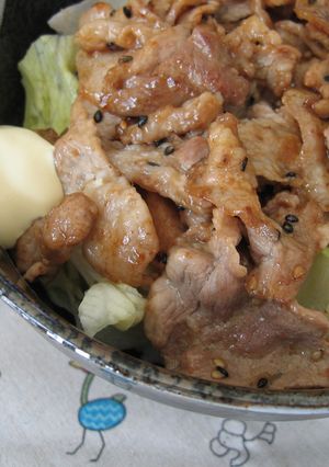 タレが決め手☆豚マヨ丼-レシピのメイン写真