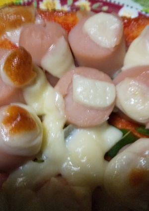 子供もビックリ!駑迫力ピザトースト(笑)-レシピのメイン写真