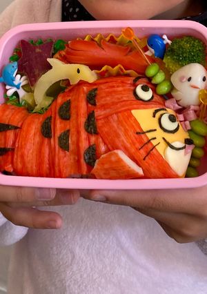 ねこざかな　キャラ弁-レシピのメイン写真