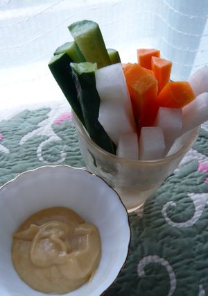 スッティク野菜をバリうまディップで・・-レシピのメイン写真
