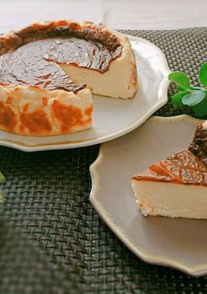 パルスイートで バスクチーズケーキ-レシピのメイン写真