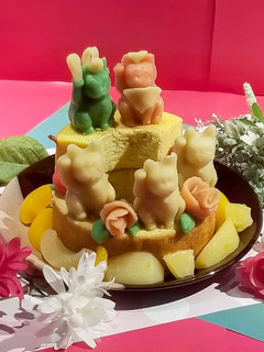 おひにゃさま(おひなさま)ケーキ-レシピのメイン写真