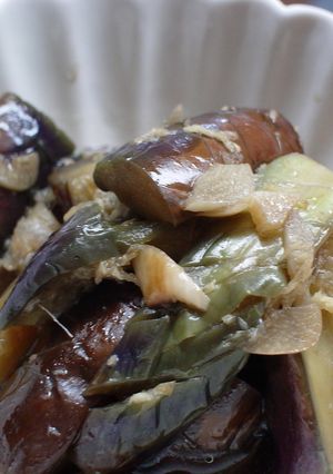 なすの焼き浸しニンニク風味-レシピのメイン写真