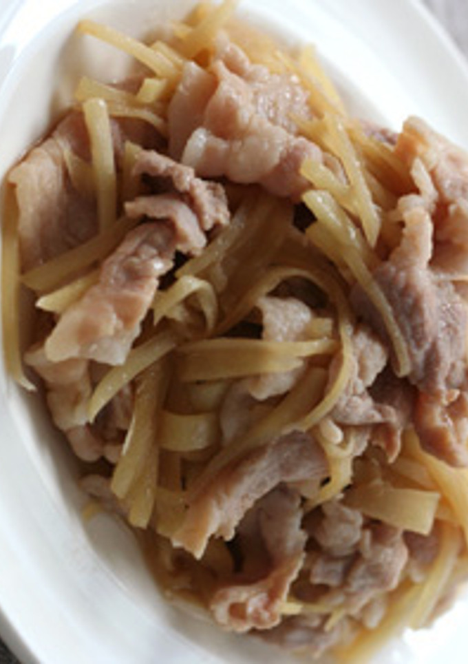 新しょうがと豚肉のオイスター炒め-レシピのメイン写真