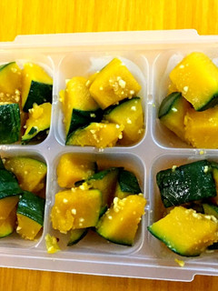 お弁当に小分け冷凍♪かぼちゃ塩バター♪-レシピのメイン写真