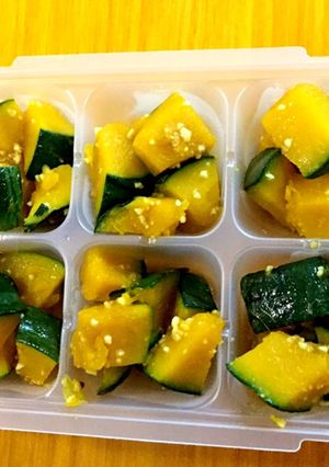 お弁当に小分け冷凍♪かぼちゃ塩バター♪-レシピのメイン写真