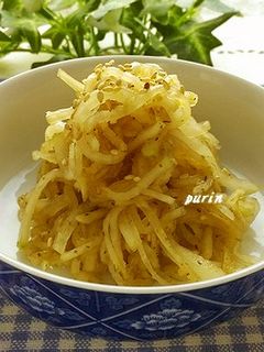 パパッと1品!大根の海苔の佃煮和え-レシピのメイン写真