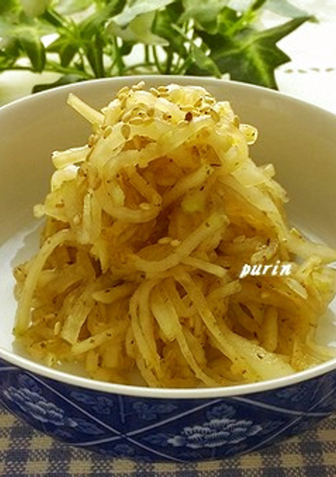 パパッと１品！大根の海苔の佃煮和え-レシピのメイン写真