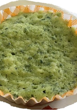 【幼児食】青菜のかんたんカップケーキ-レシピのメイン写真