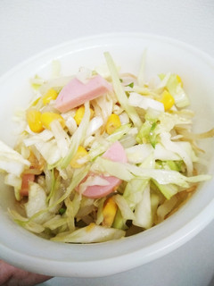 簡単!キャベツともやしの中華味噌サラダ-レシピのメイン写真
