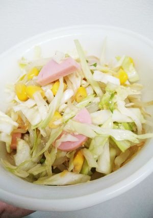 簡単！キャベツともやしの中華味噌サラダ-レシピのメイン写真