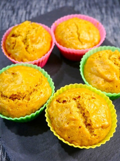 ハロウィン!かぼちゃ蒸しパン☆卵不要-レシピのメイン写真
