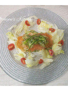 簡単!お魚とキュウリのミルフィーユ仕立て-レシピのメイン写真