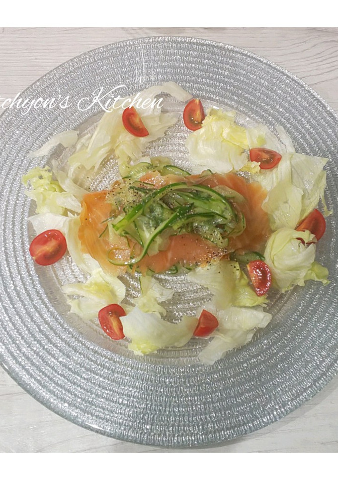 簡単！お魚とキュウリのミルフィーユ仕立て-レシピのメイン写真
