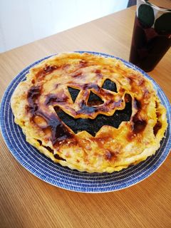 ジャックオランタンのパンプキンミートパイ by ちゃんとごはん