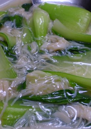 帆立缶詰と青梗菜の中華風うま煮-レシピのメイン写真