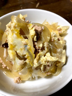 豚ひき肉の玉子丼-レシピのメイン写真