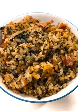 家事ヤロウ『海苔とベーコンの炊込みご飯』-レシピのメイン写真