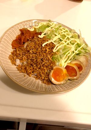 ピリ辛そぼろ丼-レシピのメイン写真