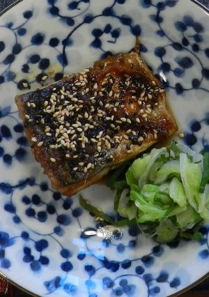 鯖の甘辛ごま焼き（透析食）-レシピのメイン写真