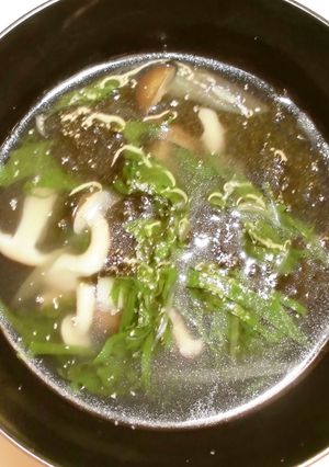 海苔の香味スープ-レシピのメイン写真