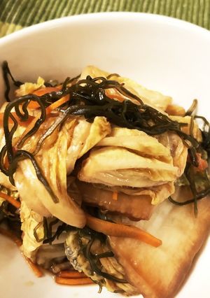 白菜と人参と納豆昆布の醤油漬け-レシピのメイン写真