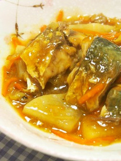 鯖の和風カレーめんつゆ煮♪お野菜も沢山!-レシピのメイン写真