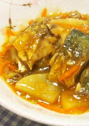 鯖の和風カレーめんつゆ煮♪お野菜も沢山!-レシピのメイン写真