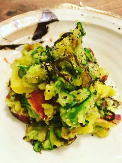 さつま芋とアボカドの塩昆布サラダ-レシピのメイン写真
