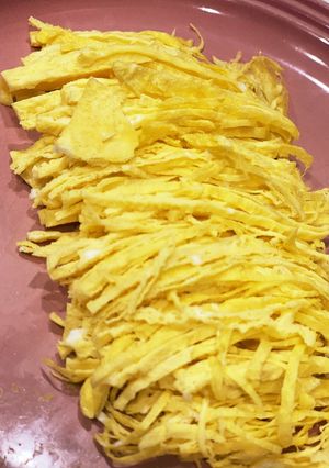 電子レンジで錦糸卵-レシピのメイン写真
