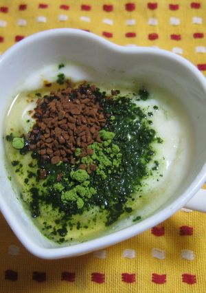 抹茶✿カフェ✿ヨーグルト-レシピのメイン写真